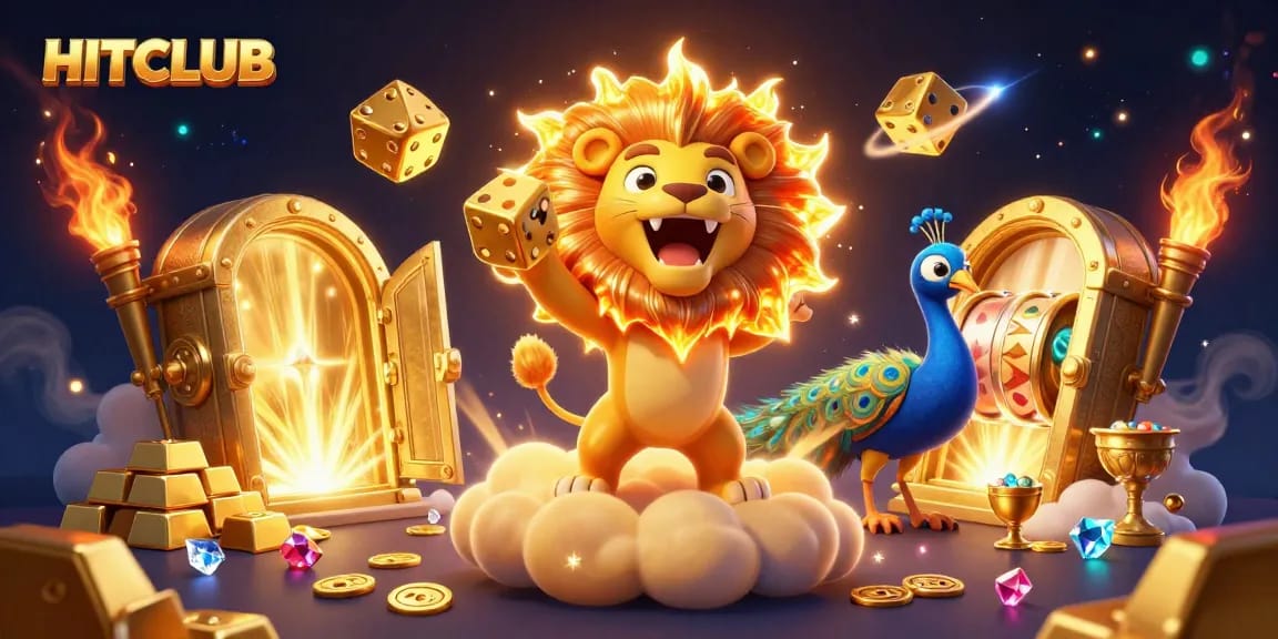 Experience HITCLUB's dynamic games with vibrant characters and rich casino elements.