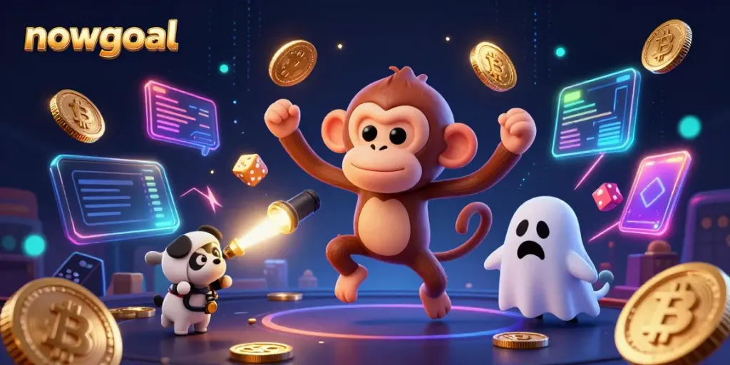 Experience thrilling moments with Nowgoal while exploring a haunted casino scene.