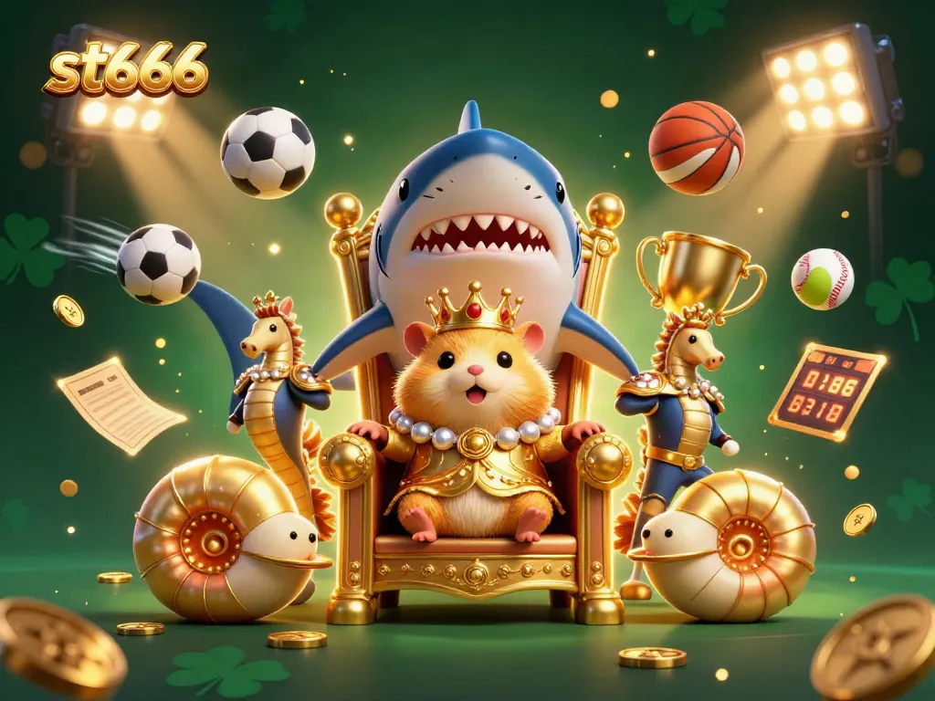 Join the thrilling fun at st666, where a golden hamster king rules a vibrant casino scene packed with action and rewards.