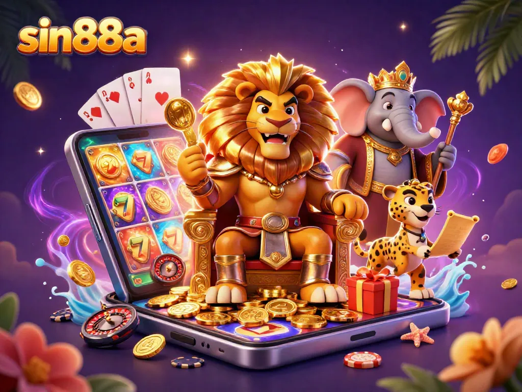 Spin and win with sin88a at an exciting online gaming session filled with vibrant action.