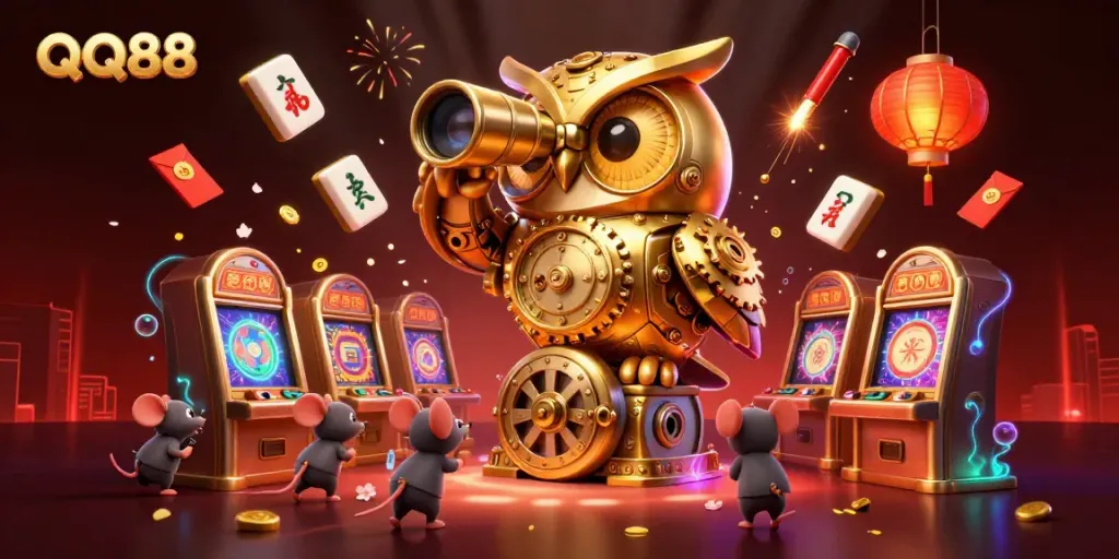 Experience thrilling gameplay and winning strategies with QQ88 in this vibrant, rich casino scene.
